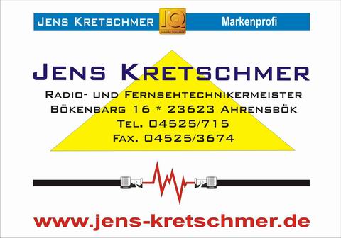 Die Visitenkarte von Jens Kretschmer.