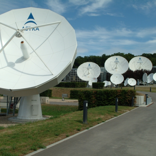 Mehrere ASTRA Satelliten. 