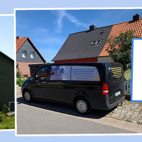 Elektro Zintner bei einem Einsatz an einem Wohnhaus.