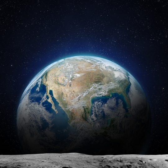 Planet Erde.