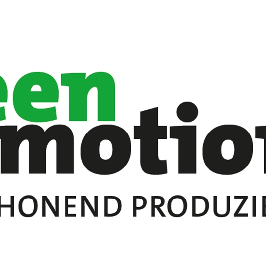 Grafik mit Text ‚green motion klimaschonend produziert‘.