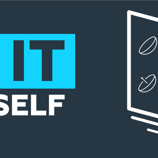 Der Text ‚Do it yourself‘ mit einem Icon einer Anleitung.