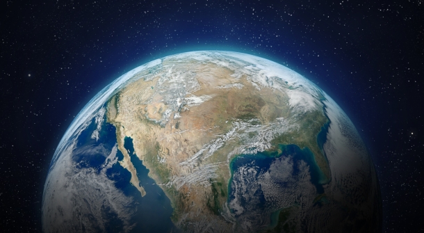 Planet Erde.