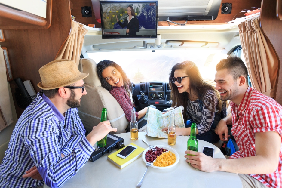 Auch im Campingurlaub SAT-TV schauen